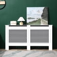 thumbnail image 4 of LUVODI 59.8x7.4x36.29inch Horizontal Radiator Cover Grill Shelf Cabinet MDF Wood Modern Traditional Furniture, 4 of 8