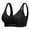 Black, variant on Censtreet Bras for Women Lace V Neck Seamless Wireless No Underwire Supportive Pushup Brasieres Comfortable T Shirt Bra