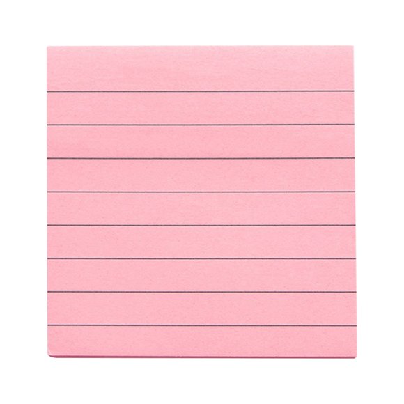 Super Sticky and Colorful Lined Sticky Notes with Strong Adhesive and High Quality Paper for Wide Application