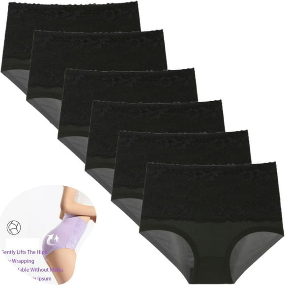 OUSITAID Evella Leak Proof Panties  Evella Leakproof Underwear Ladies Underwear With Incontinence Comfortable for Women 55+ (6Pcs-A  X-Large)