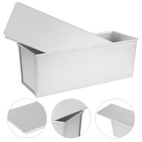 STOBOK Metal Sandwich Bread Loaf Pan with Non Stick Coating for Home Baking and Toast