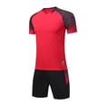 thumbnail image 1 of Children's Gradient Basketball Uniform Set Training Suit Sweat-Absorbing Side Pocket Sportswear, 1 of 4