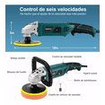 thumbnail image 4 of Pulidora Y Lijadora Profesional Para Autos De 180 Mm Y 1400w, 4 of 5