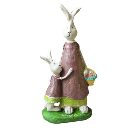 

JPGIF Fall Decor Indoor And Outdoor Desktop Love Ly Rabbit Family Living Room Home Decorations Decorations Christmas Gifts