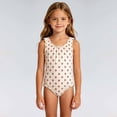 thumbnail image 4 of LILIYA Girls Swimsuit Sun UPF 50 Girls Piece Swimwear Cute Floral Print Bathing With Ruffle Skirt For Toddler Kids, 4 of 4