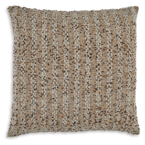 Signature Design by Ashley Vorlane Pillow, Tan/Brown/White