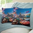 thumbnail image 3 of Cars 2 Throw Pillow Cover Case adding vibrant personality.17x 17-inch（45×45cm）, 3 of 8