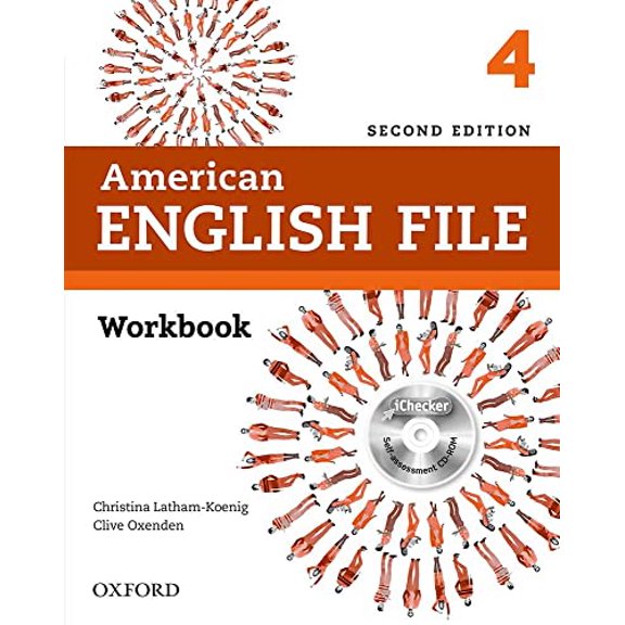 Pre-Owned American English File Second Edition: Level 4 Workbook: with iChecker, 9780194776424, 0194776425, Paperback, Workbook edition