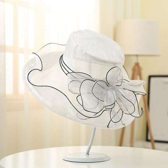 Wzzjkit Accessoires de Fête de Thé pour Femmes Chapeaux pour Femmes