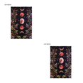 thumbnail image 3 of Wosthever Tapiz de pared Luna impreso alfombra colgante Fondo tela arte decoración tapices para alfombras de pared dormitorio decoración Bild 1 150*100 CM 2piezas, 3 of 6