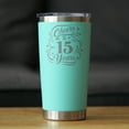 thumbnail image 2 of Bevvee Insulated Travel Tumbler 20 oz Cheers 15 Years Gifts for Work Anniversary Tumblers, 2 of 3