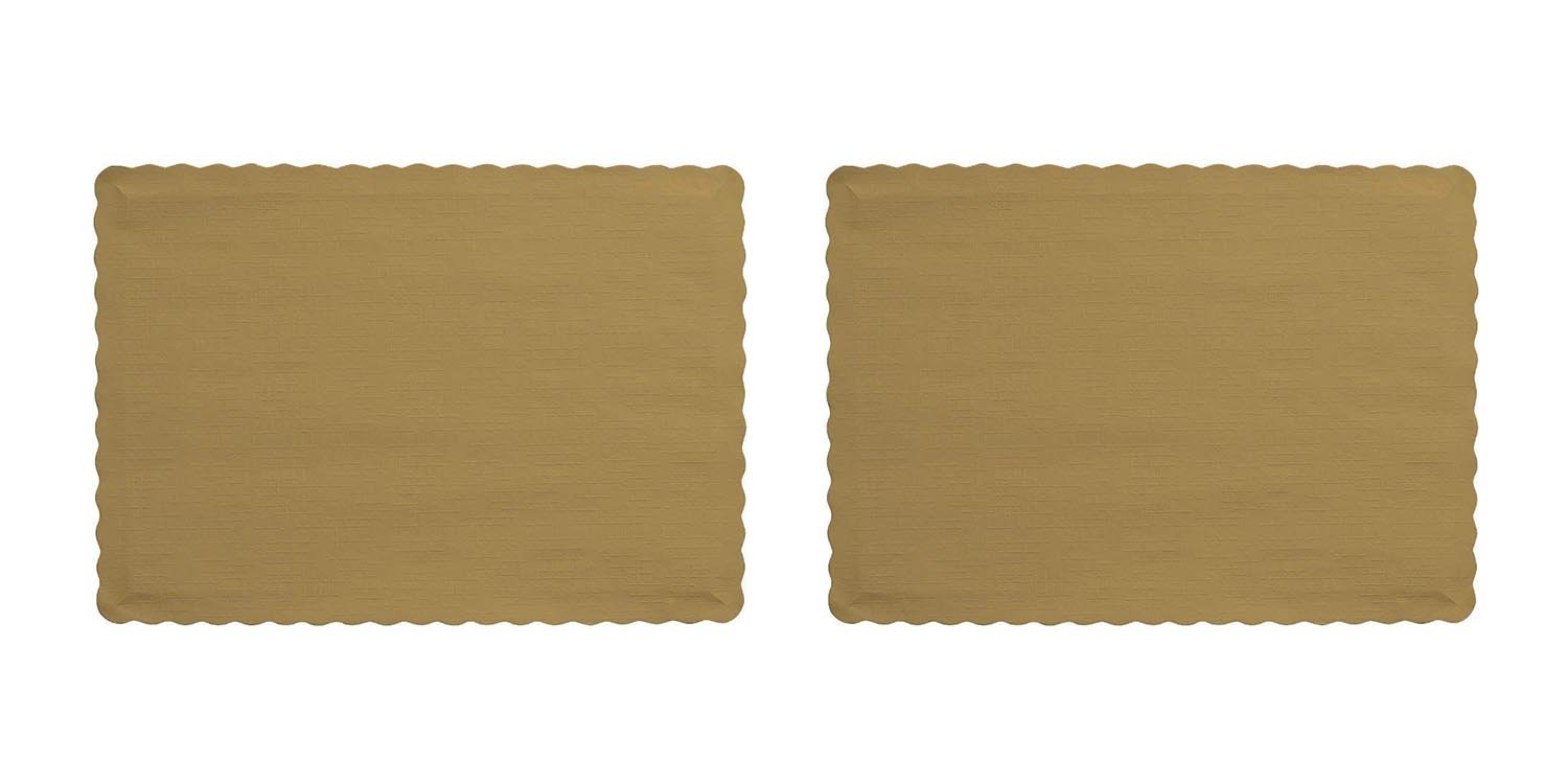 Creative Converting 50 Count Touch of Color Paper Placemats, Glittering