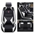thumbnail image 5 of Aotiyer Full Set Car Seat Covers Universal Car Seat Covers Breathable Leather Automotive Seat Covers for Most Cars, 5 of 7
