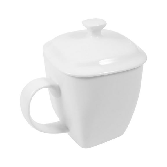 OUNONA White Bone China mugs with Exquisite Patterns Safe Eco Friendly for Coffee Tea Enjoyment at Home or Office 501600ml