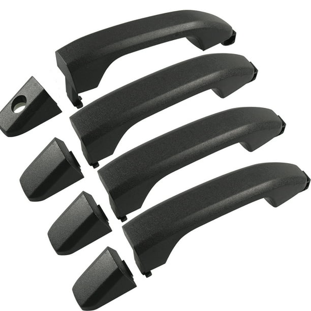 2 pares de manijas de puertas exteriores, repuestos de perillas para Colorado Silverado Suburban Tahoe Canyon Sierra Yukon Inevent VI002340-00B