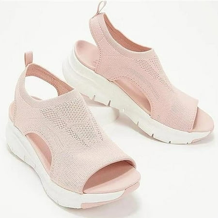 Wedge Sandals for Women Low Heel Orthopedic Sandals Espadrille Sandals Platform Sandals Dressy Summer Fashion Comfortable Sandals Women Casual Ankle Strap Wedge Heels Outdoor Beach Shoes