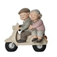 thumbnail image 2 of Valentine's Day Lovers Stay Together And Present A Gift, Sweetheart Couple Figurine with Lamp for Tabletop and Shelf,Valentine's Day gifts for your loved one,E, 2 of 5