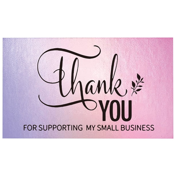 Xihbxyly Tarjetas de Agradecimiento, Paquete de 50 Notas de Felicitación, Diseño Elegante, Perfectas para Bodas, Cumpleaños, Festividades, Graduaciones, Aniversarios y Regalos de Empresa. Tamaño: 5 X