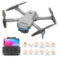 thumbnail image 2 of LS/RC XT9 RC Drone 4K Quadcopter de doble cámara con 2 baterías (gris claro) Ehuebsd libre de BPA, 2 of 9