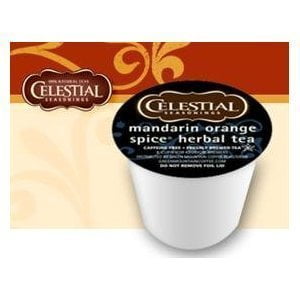 Celestial Seasonings Mandarin Orange Spice Hot Herbal Tea * 5 Boxes of 24 K-Cups