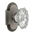 thumbnail image 4 of Nostalgic Warehouse Cotcha_Prv_234_Nk Vintage Chateau Fluted Crystal Privacy Door Knob Set, 4 of 7