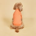 thumbnail image 2 of Soft Cotton Dog T-Shirt for Small and Medium Pets, Breathable Lightweight Pet Clothing, Comfortable Puppy Apparel, Machine Washable, Easy Fit Design ,Orange XS, 2 of 8