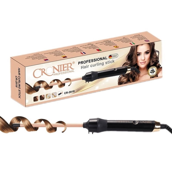 Max 450 °F Pinces Professionnelles pour Friser les Cheveux, Fer à Friser Électrique, Baguette pour Friser Ondulée, Outil de Coiffage pour Salon 220-240 V