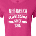 thumbnail image 4 of Inktastic Nebraska Awesome Since 1867 Women's T-Shirt, 4 of 5