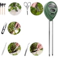 thumbnail image 5 of Herramientas para bonsái de 9 piezas con medidor de humedad del suelo, sensor de humedad/luz solar/ph 3 en 1, incluye podadora, tijeras plegables, mini rastrillo, juego de recortadora de brotes y, 5 of 5