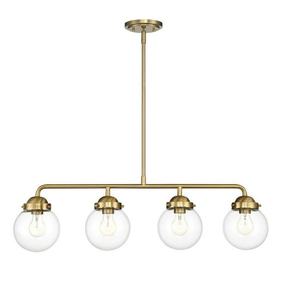 95938-BG-Designers Fountain-Knoll - Four Light Island-Brushed Gold Finish