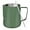 Green, variant on chalian-Milk Frothing Pitcher, 12 oz Milk Frother Cup with Clear Scale, 304 Stainless Steel Cappuccino Espresso Machine Accessories for Barista Coffee Bar with Latte Art Pen, Green