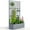 Grey Wood Effect, variant on Outsunny Galvanized Planter Box with Trellis, 43" x 16" x 70"