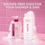 Native Liquid Hand Soap, Cherry & Vanilla Macaron, Non-drying, Naturally Derived Cleansers, Sulfate Free, 13 fl oz