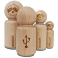 thumbnail image 1 of USB Symbol Rubber Stamp for Scrapbooking Crafting Stamping - Large 1-1/4 Inch, 1 of 7