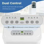 Costway 6000 BTU (8000 BTU ASHRAE) Portable Air Conditioner 3-in-1 AC Unit With Cool Dehum Fan Sleep Mode