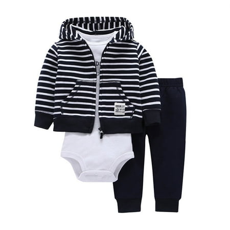 

ZMHEGW Baby Girls Fall Winter Cotton Animal Coat Jacket Romper Bodysuit Long Sleeve Pants Hooded Clothes Set