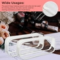 thumbnail image 5 of WuPing 5 Pack Clear Pencil Pouch, PVC Zipper Pen Pencil Case Makeup Pouch, Large Capacity, 5 of 7