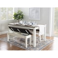thumbnail image 2 of Jane Farmhouse 60" Dining Table, Vanilla White wit, 2 of 4