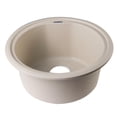 thumbnail image 4 of Pemberly Row Biscuit 17" Drop-In Round Granite Composite Kitchen Prep Sink, 4 of 9