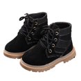 thumbnail image 1 of Bottes pour Garçons et Filles en Bas Âge Bottes de Travail pour Enfants Bottes de Randonnée d'Hiver à Lacets, 1 of 5