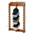 thumbnail image 3 of Wooden Cap Display Rack Triple, 3 of 5