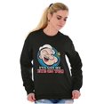 thumbnail image 4 of Popeye I've Got My Eye On You Funny Sweatshirt for Men or Women Brisco Brands S, 4 of 6