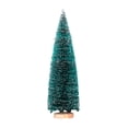 thumbnail image 2 of Dserfhy Mini Christmas Tree Sisal Snow Frost Artificial Pine Tree with Wooden Base Small Bottle Brush Tree Ornament for Winter Tabletop Home Decor, 2 of 8