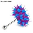thumbnail image 2 of Windcarnival Unisex Cool Punk Hammer Shape Vibrating Tongue Bar Stud Body Piercing Jewelry, 2 of 13