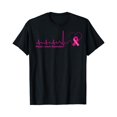 thumbnail image 1 of T-Shirt Cadeaux Ruban Rose Sensibilisation au Cancer du Sein - comme sur l'Image - S, 1 of 4