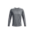 thumbnail image 3 of Camiseta Under Armour Tech 2.0 de manga larga para hombre, color gris oscuro, 3 of 4