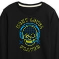 thumbnail image 3 of Instant Message - Gamer - Next Level Player - Toddler & Youth Long Sleeve Graphic T-Shirt, 3 of 6