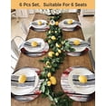 thumbnail image 4 of 13 Inch Round Placemats Set of 6, Red Forest Non Slip Heat Insulation PP Table Mats, Vintage Foggy Woods Tree Mysterious Washable Place Mats for Kitchen Dining Party Table Decor, 4 of 7
