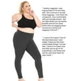 thumbnail image 5 of Stretch Is Comfort Women's Polyester Plus Size Leggings Black 2X, 5 of 6