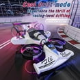 thumbnail image 5 of 2 in 1 Flying Car Drone Toy, Rc Plane Land Air-Quadcopter Rc Car with Drift Function, Remote Control Drone Car Combo for Adults, Cool Outdoor Toy Gift Red, 5 of 6